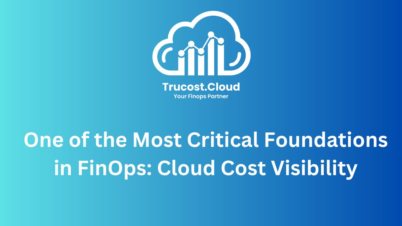 One of the Most Critical Foundations in FinOps: Cloud Cost Visibility
