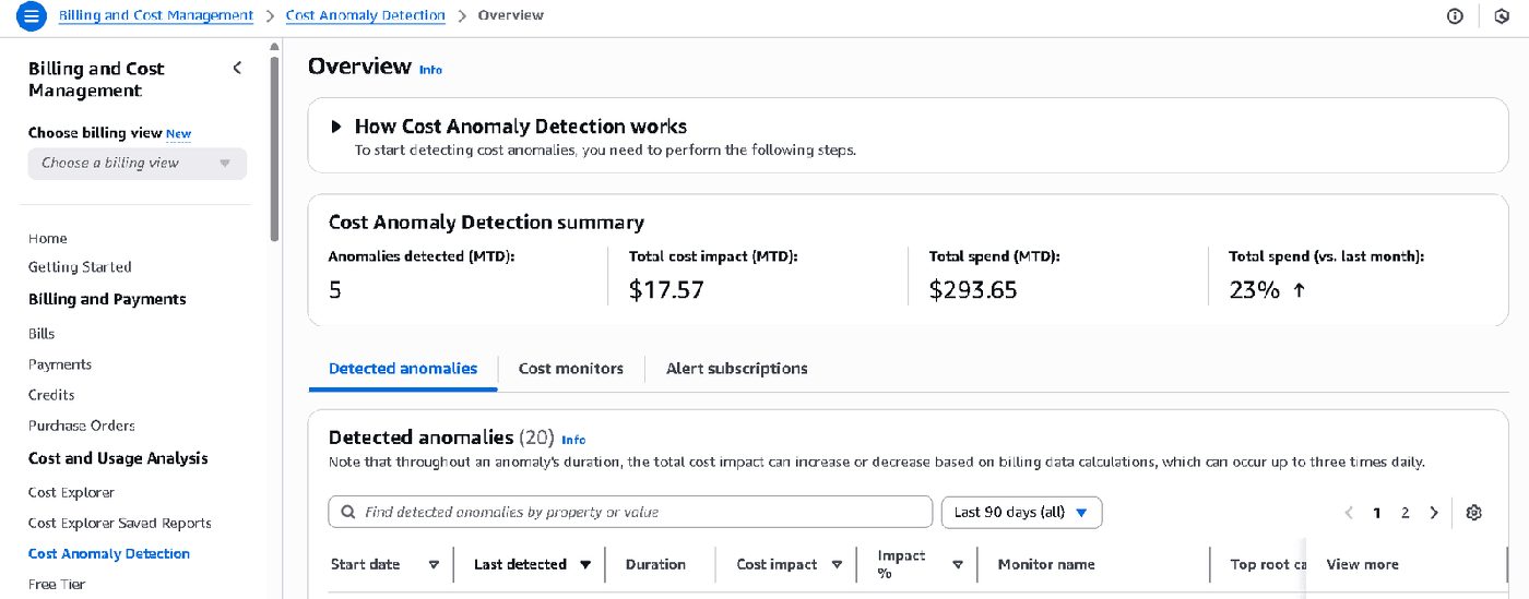 Step-by-Step Setup: Get Started with Cost Anomaly Detection