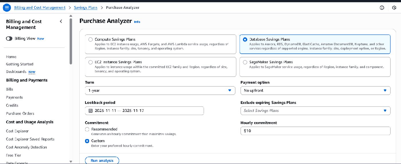 Why the Purchase Analyzer Is Preferred for FinOps This tool is ideal for: • Phase-wise commitments • Uncertain usage…