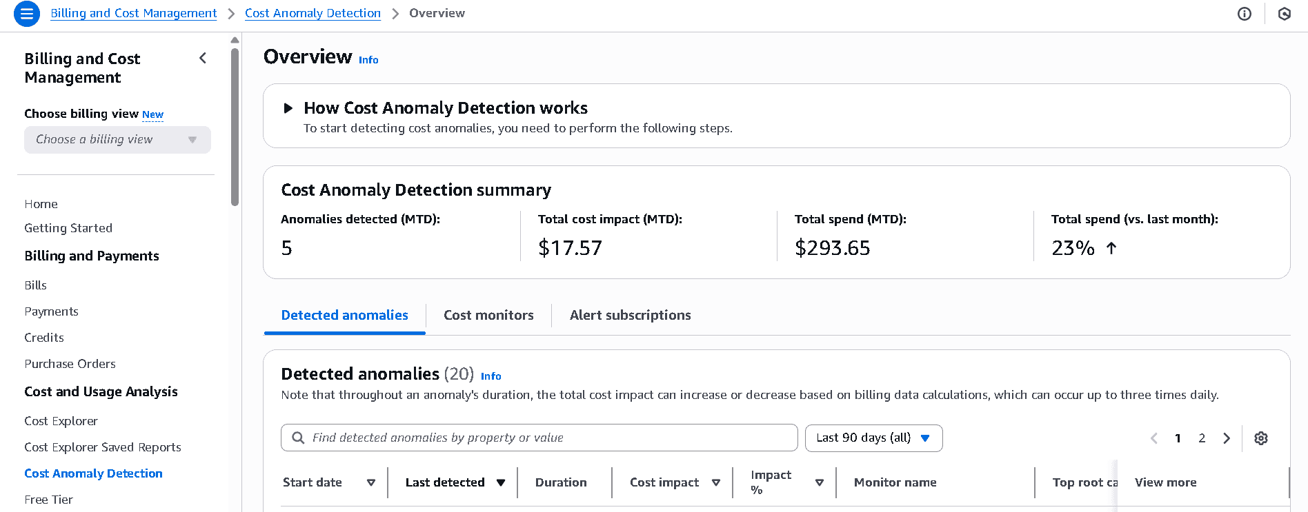 Step-by-Step Setup: Get Started with Cost Anomaly Detection