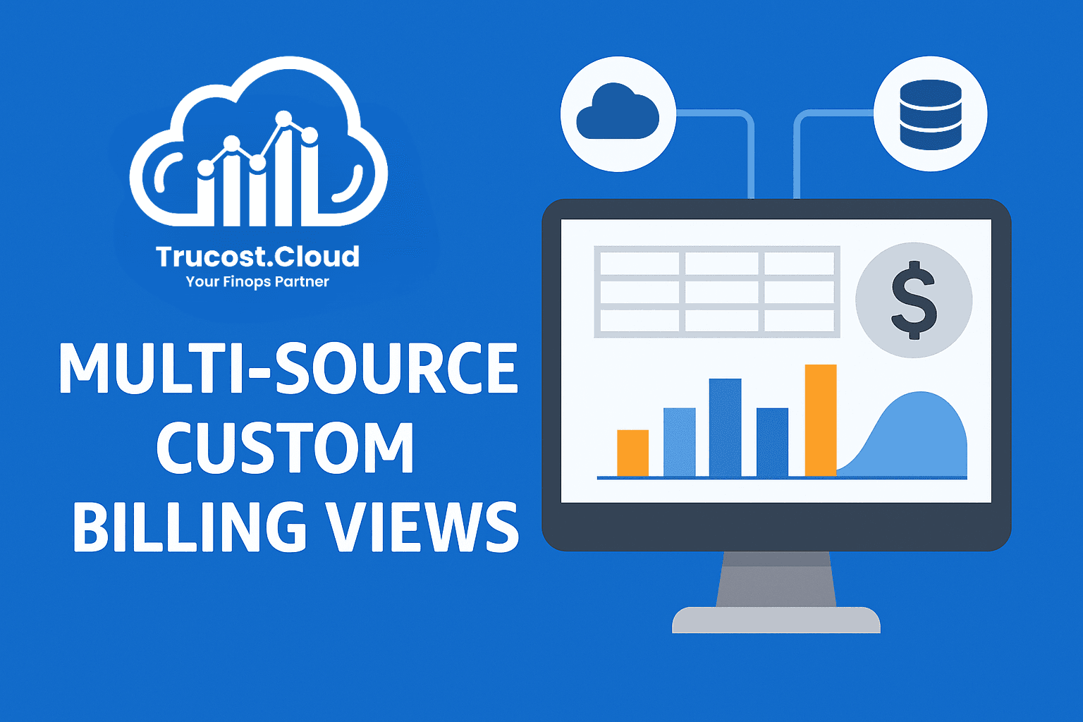Multi-Source Custom Billing Views (MSCBVs) allow you to combine cost and usage data from multiple AWS organizations into one unified billing view. Previously, you could only view and analyze costs within a single payer account or organization. With MSCBVs, you can now create, share, and merge billing data from different AWS organizations while keeping each organization’s independence intact.
Each custom billing view is a curated representation of cost and usage data. With the new capability, you can:
•	Combine up to 20 source billing views into one consolidated dashboard.
•	Share billing views across accounts or organizations using AWS Resource Access Manager (RAM).
•	Analyze combined spending via Cost Explorer, Budgets, and Billing Dashboards.
•	Avoid merging AWS Organizations or restructuring your billing hierarchy.
This innovation directly supports multi-organization FinOps — making cost visibility and governance simpler, faster, and more secure.