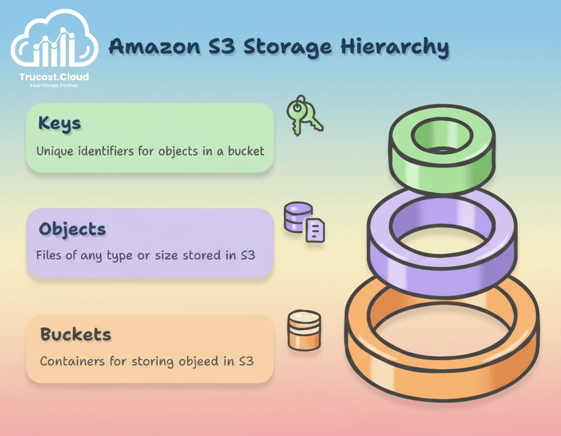 Amazon S3 (Simple Storage Service) is an object storage service that allows you to store and retrieve any amount of data at any time, from anywhere on the web. It’s designed for 99.999999999% (11 nines) durability and 99.99% availability over a given year.