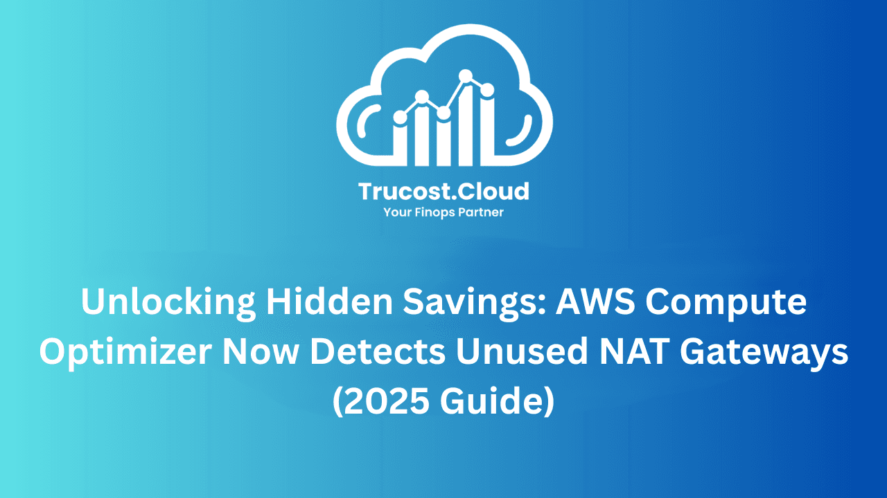 Unlocking Hidden Savings: AWS Compute Optimizer Now Detects Unused NAT Gateways (2025 Guide)