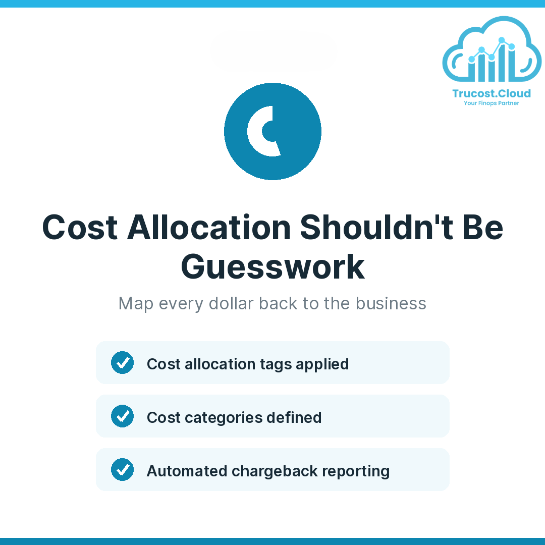 AWS chargeback vs showback cost allocation comparison